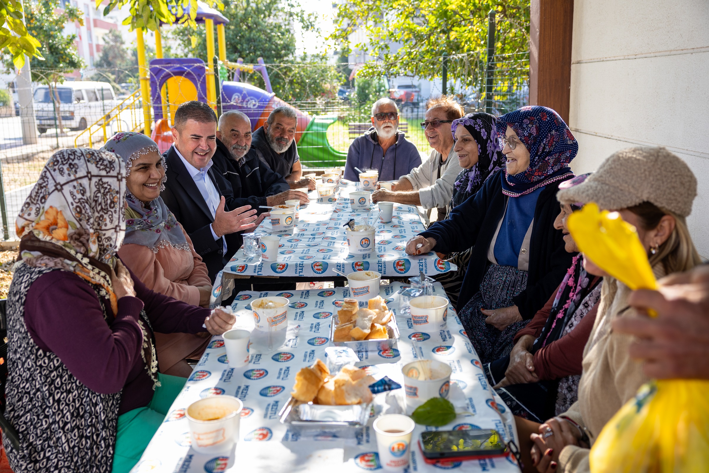 Mezitli Belediye Başkanı Ahmet Serkan Tuncer’den Aşevine Ziyaret Mezitli Belediye