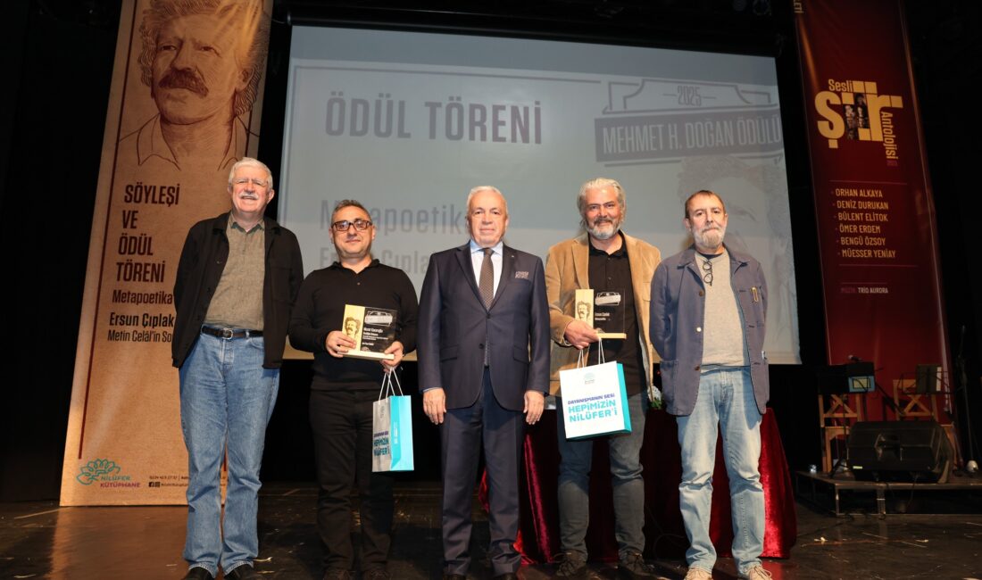 Nilüfer’de Şiir Eleştirisinin Prestij Ödülleri Sahiplerini Buldu Nilüfer Belediyesi'nin ev sahipliğinde gerçekleştirilen 9. Mehmet H. Doğan Ödül