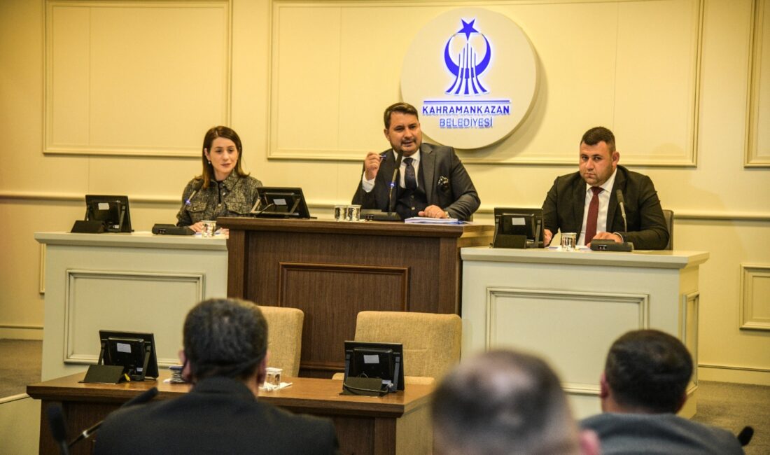 Kahramankazan Belediyesi Kasım Ayı Olağan Meclis Toplantısı Gerçekleştirildi Kahramankazan Belediyesi