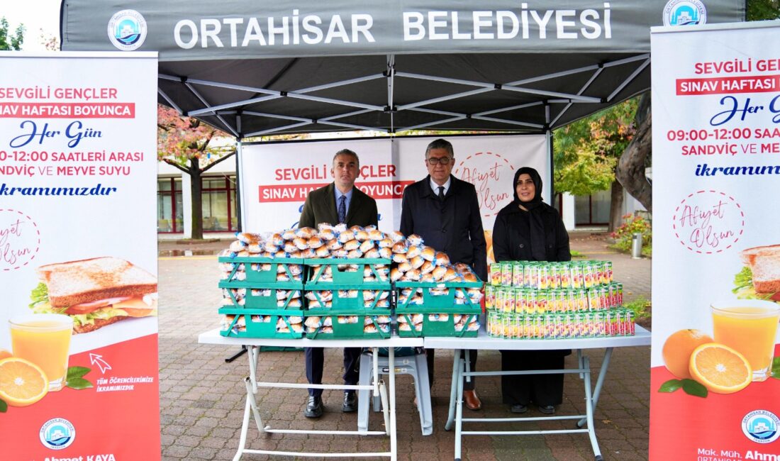 Ortahisar Belediyesi’nden Sınav Haftasında Öğrencilere Destek Ortahisar Belediyesi’nden Sınav Haftasında Öğrencilere Destek Ortahisar Belediyesi, sosyal belediyecilik