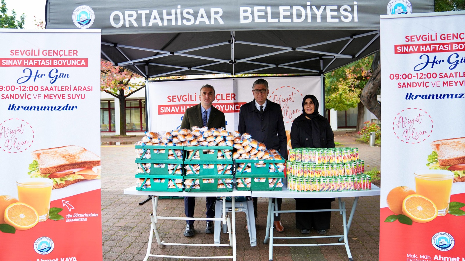 Ortahisar Belediyesi’nden Sınav Haftasında Öğrencilere Destek Ortahisar Belediyesi, sosyal belediyecilik