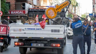 Yenişehir’de Kaldırım İşgallerine Geçit Yok Mersin Yenişehir Belediyesi, yaya güvenliği