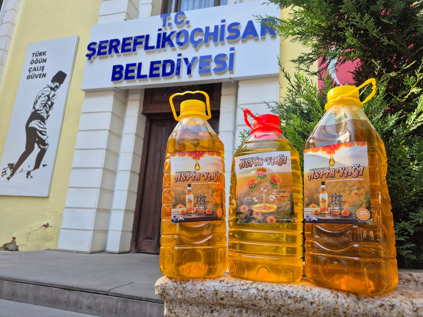 Tarlalardan Sofralara “Aspir Yağı” Ankara’nın Şereflikoçhisar ilçesinde Şereflikoçhisar Belediye Başkanlığı