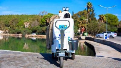 Yeni Nesil Elektrikli Yol Süpürme Araçları Bodrum Sokaklarında Bodrum Belediyesi,