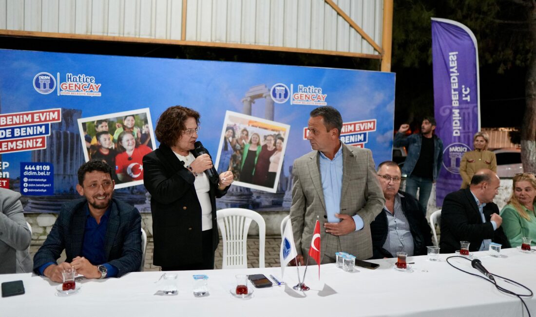 Didim Belediye Başkanı Hatice Gençay, Balat Mahallesi’nde Halk İle Bir