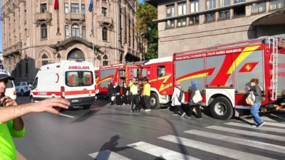 Ankara Sosyal Bilimler Üniversitesi (ASBÜ) Ulus yerleşkesinde öğle saatlerinde "doğalgaz