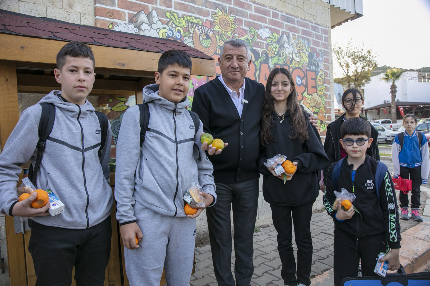 Güzelbahçe belediyesi, mevsiminde toplanması gereken mandalinayı dalında kalıp satılmadığı için