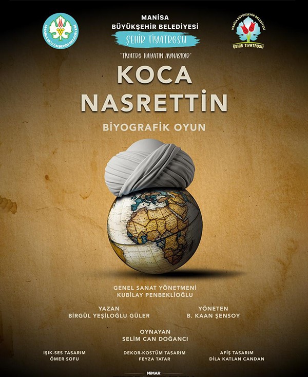 ‘Koca Nasrettin’ Turgutlu’da Perdede Turgutlu Belediyesi ev sahipliğinde, Manisa Büyükşehir