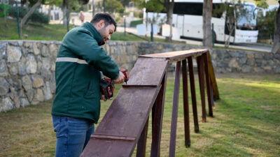 Kuşadası Belediyesi’nden Can Dostların Parklarına Özel Bakım Kuşadası Belediyesi tarafından