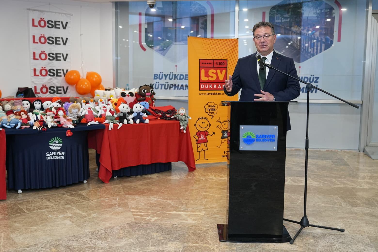 Sarıyer Belediyesi ile LÖSEV iş birliğinde lösemili çocuklara destek amacıyla