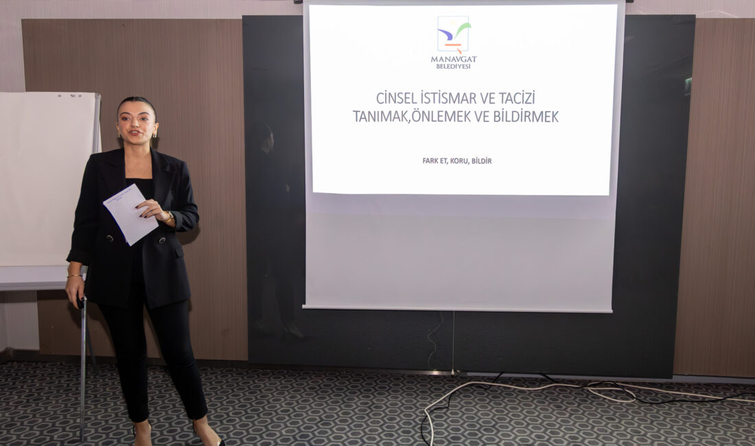 Manavgat Belediyesi’nden Turizm Çalışanlarına “Cinsel İstismar Ve Tacizi Önleme” Eğitimi Manavgat Belediyesi’nden Turizm Çalışanlarına “Cinsel İstismar Ve Tacizi Önleme” Eğitimi