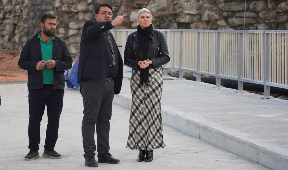 Melek Mızrak Subaşı Hamsu Köprüsü’ndeki Çalışmaları Yerinde İnceledi Melek Mızrak Subaşı Hamsu Köprüsü’ndeki Çalışmaları Yerinde İnceledi Bilecick Belediye