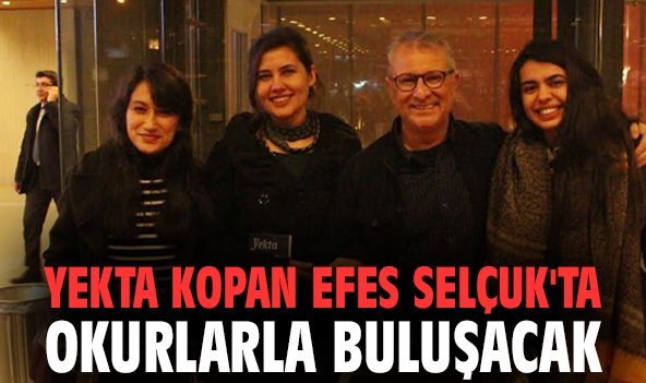 Yazar Yekta Kopan Efes Tarlası Yaşam Köyü’nde Okurlarıyla Buluştu Yazar Yekta Kopan Efes Tarlası Yaşam Köyü’nde Okurlarıyla Buluştu Efes