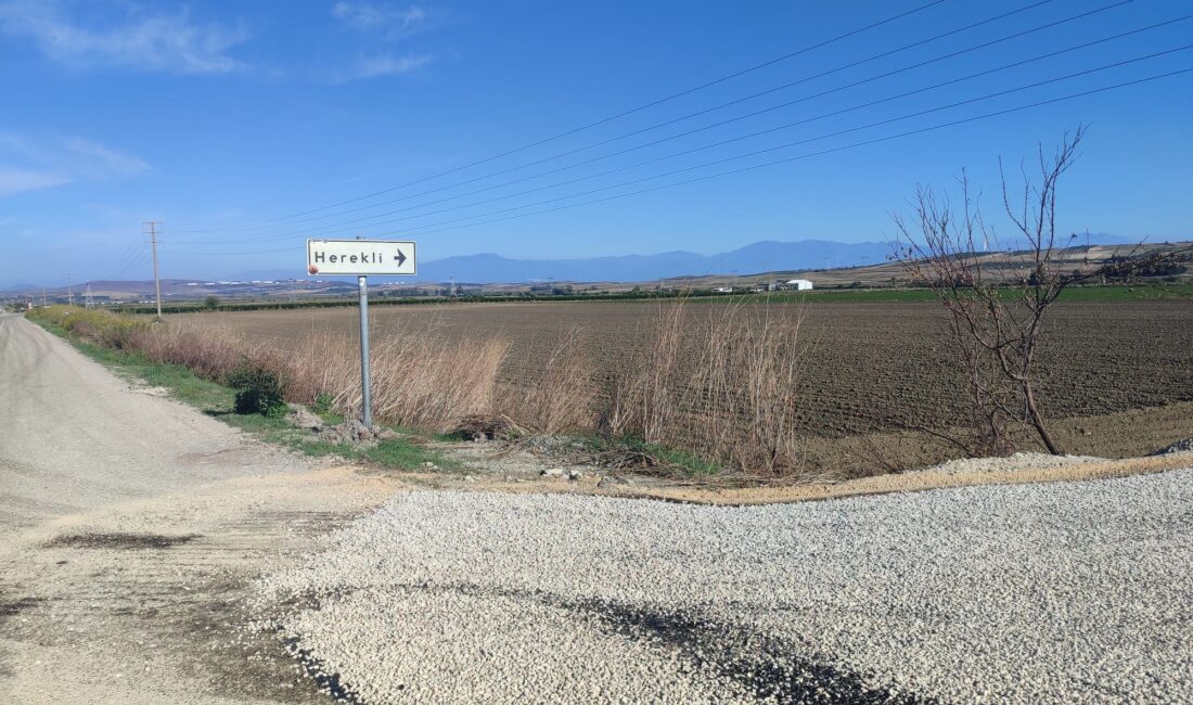 Herekli Mahallesi’nde sathi kaplama yol çalışması tamamlandı