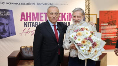 AHMET MEKİN, ÇOCUKLUĞUNU VE GENÇLİĞİNİ GEÇİRDİĞİ KÜÇÜKÇEKMECE’DE AHMET MEKİN, KENDİ MAHALLESİNDE KOMŞULARIYLA BULUŞTU
