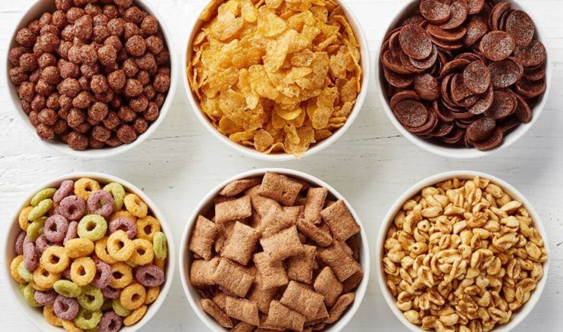 Kahvaltılık gevrekler modern yaşamın hızına