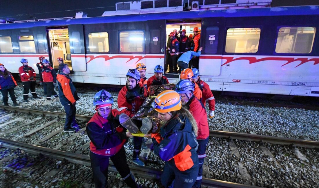 Olası bir deprem anında raylı