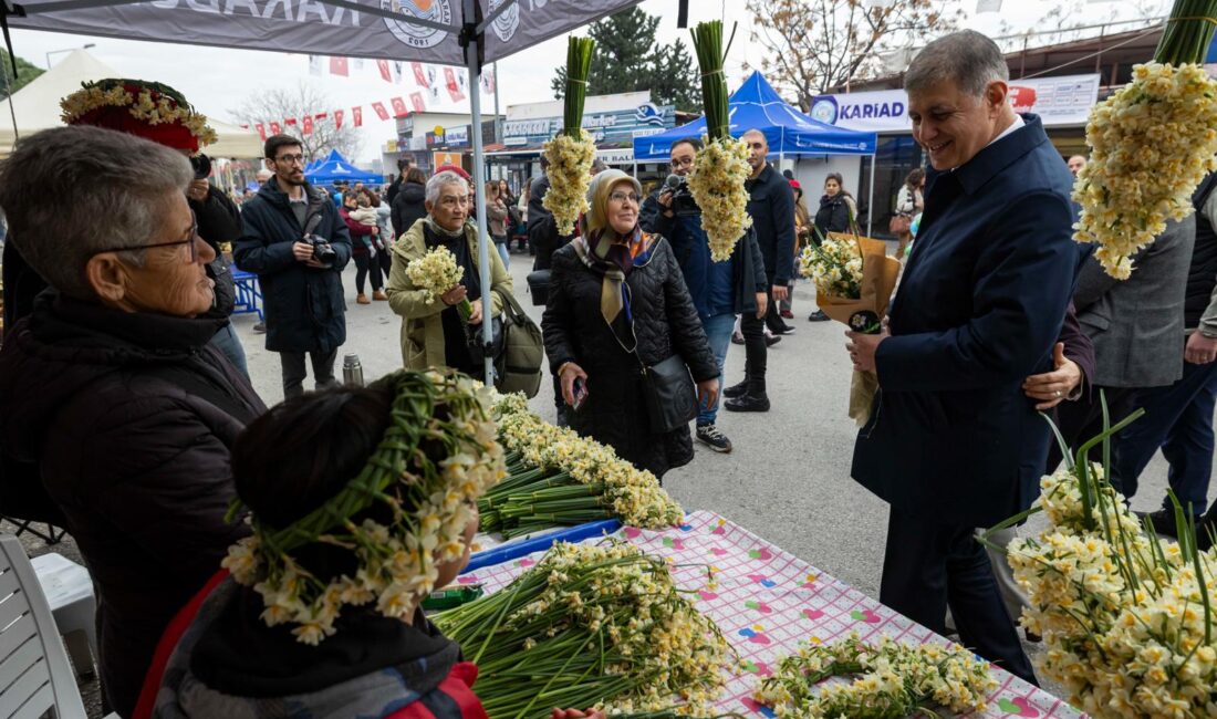 Karaburun’la özdeşleşen ve eşsiz kokusuyla her yıl heyecanla beklenen nergis