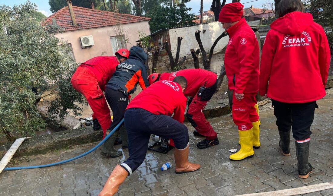 EFAK EKİPLERİ BÖLGEYE SEVK EDİLDİ