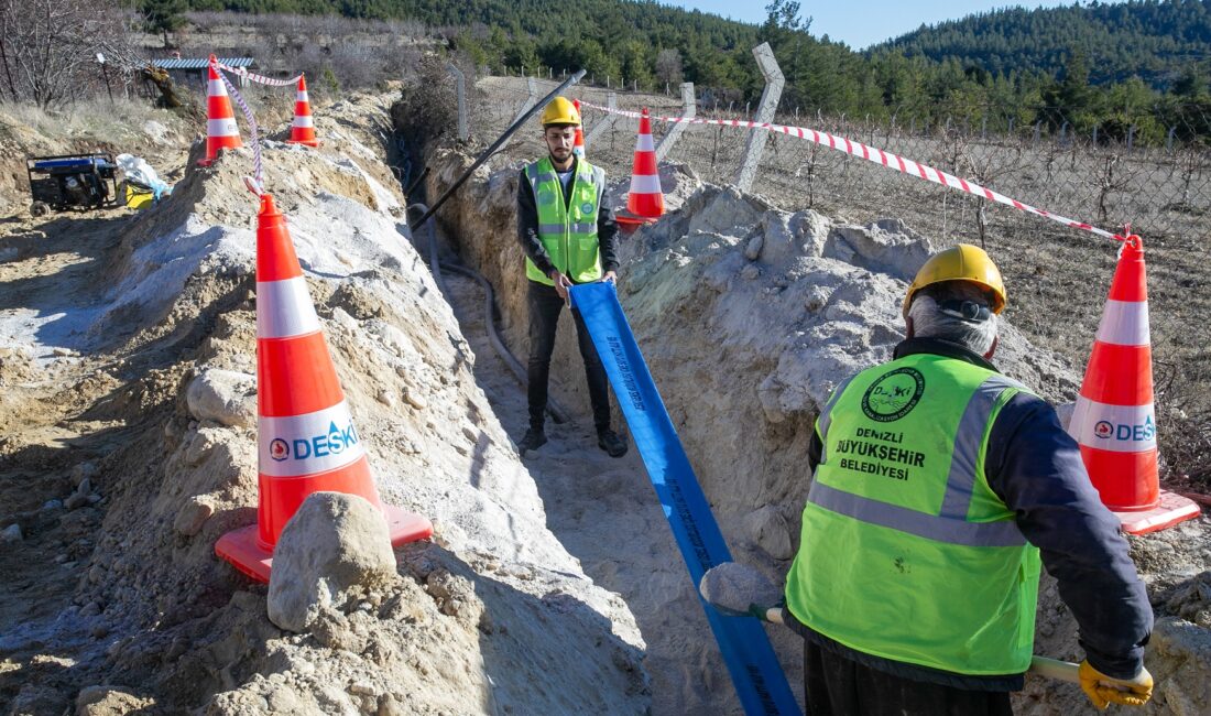 300 metreküp kapasiteli yeni içme suyu deposu
4 bin 500 metrelik