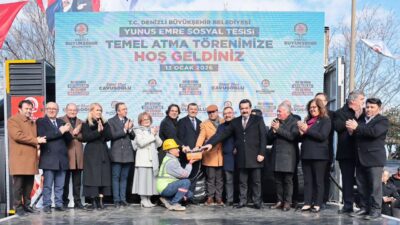 Yunus Emre Sosyal Tesisi’nin temeli törenle atıldı &nbsp; Denizli Büyükşehir