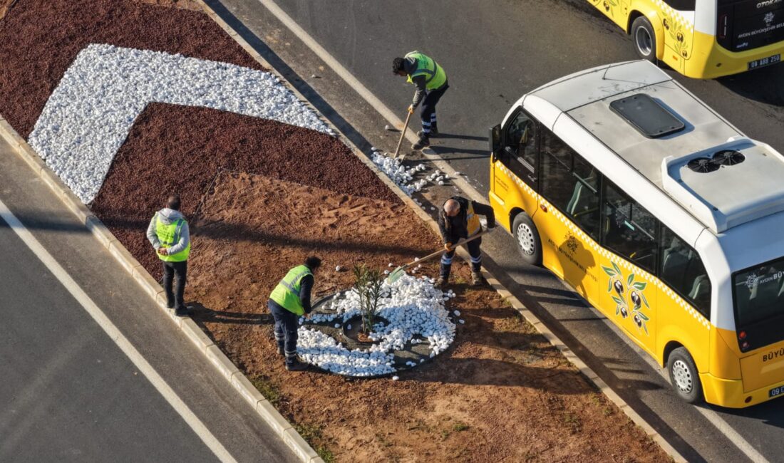 Aydın Büyükşehir Belediyesi, kent genelinde yol, çevre ve peyzaj çalışmalarına