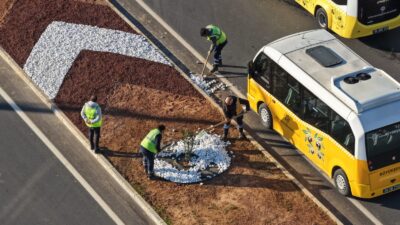 Aydın Büyükşehir Belediyesi, kent genelinde yol, çevre ve peyzaj çalışmalarına