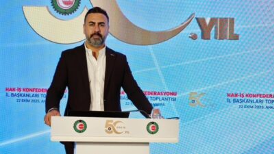 HAK-İŞ Konfederasyonu İzmir İl Başkanı Gültekin ŞİMŞEK, 10 Ocak Çalışan
