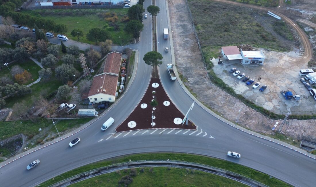 Kemalpaşa’da iklim kriziyle mücadele kapsamında hayata geçirilen kuru peyzaj uygulamalarıyla