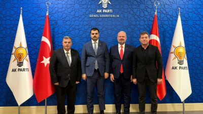 Menemen Belediye Başkanı Aydın Pehlivan, Ankara’da arka arkaya görüşmelere imza