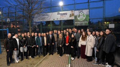 Başkan Aydın’dan Gençlere Güçlü Destek; Osmangazi Belediye Başkanı Erkan Aydın,