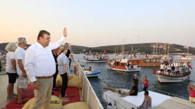 Seferihisar Belediye Başkanı İsmail Yetişkin, Sığacık Teos Marina’nın kapasite artış