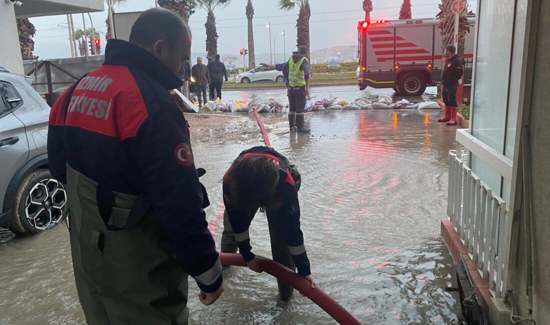 İzmir’de en yüksek rüzgar hızı 137,5 km/saate ulaştı. Kuvvetli lodos