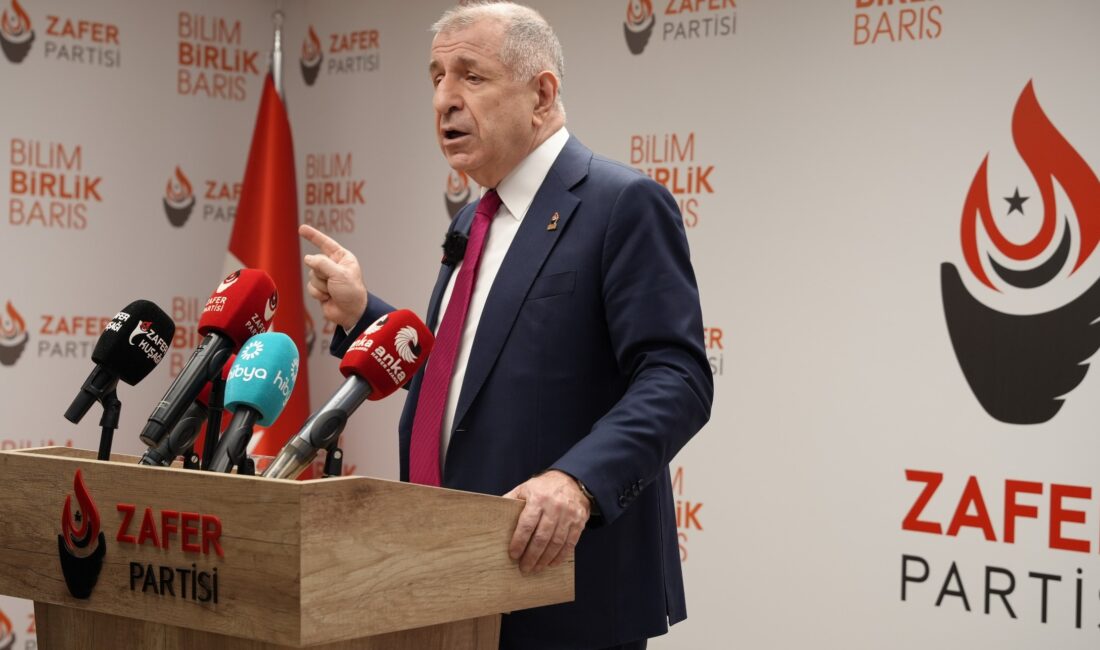  “Değerli basın mensupları, sevgili vatandaşlarım, kıymetli Zafer Partililer, bir ay