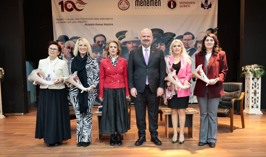 Menemen’de Medeni Kanun’un 100. yılına özel kutlama Menemen, Türk Medeni Kanunu’nun kabulünün 100. yıl dönümü’nde anlamlı bir
