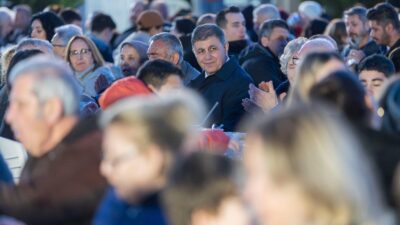 İzmir Büyükşehir Belediye Başkanı Dr. Cemil Tugay, Güzelbahçe’de düzenlenen iftarda