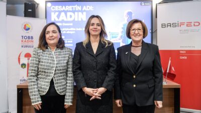İzmir’de “Cesaretin Adı: Kadın” zirvesi başlıyor İzmir Büyükşehir Belediyesi, Batı Anadolu Sanayici ve İş İnsanları Dernekleri