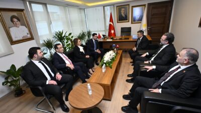 BTP Genel Merkezi partiler arası geleneksel bayramlaşma ziyaretlerinin en hareketli