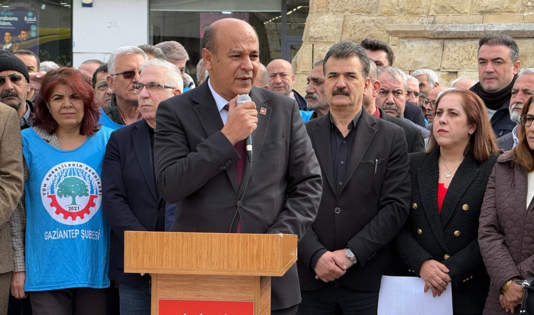 CHP Gaziantep İl Başkanı Vakkas Açar, partisinin cumhurbaşkanı adayı Ekrem İmamoğlu’nun tutukluluğunu