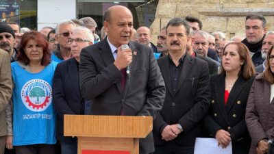 CHP Gaziantep İl Başkanı Vakkas Açar, partisinin cumhurbaşkanı adayı Ekrem İmamoğlu’nun tutukluluğunu