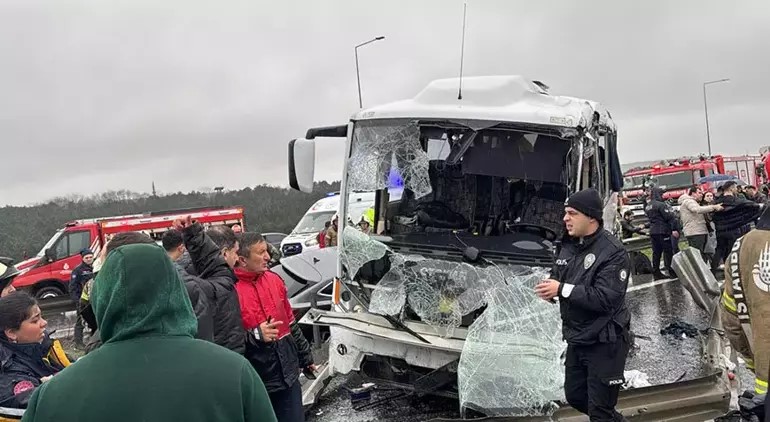 İstanbul Kuzey Marmara Otoyolu’nda meydana gelen zincirleme kazada “şehit olduğu”