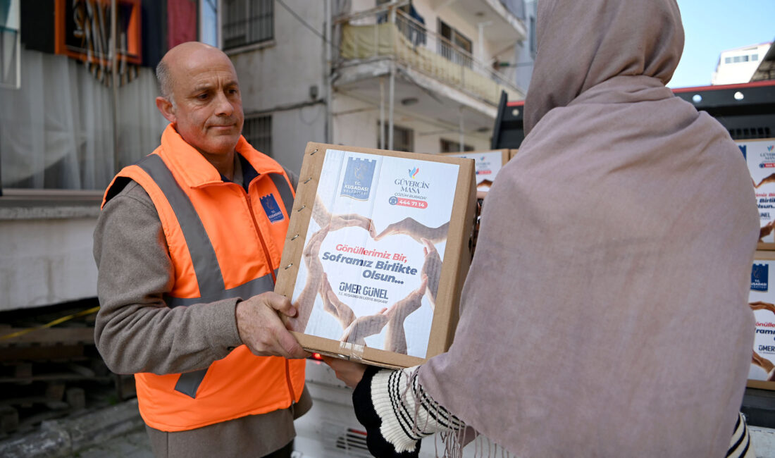 KUŞADASI BELEDİYESİ’NDEN 3 BİN 500 AİLEYE RAMAZAN YARDIMI