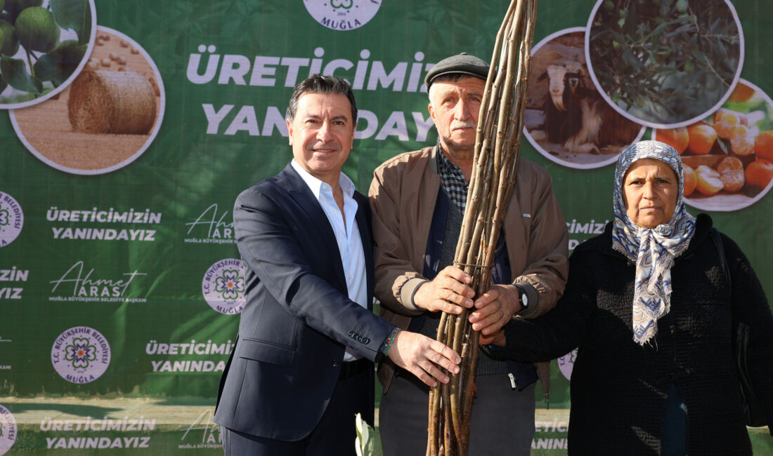 Muğla Büyükşehir Belediyesi, verimli tarım arazilerine sahip Muğla’da üreticilere yönelik