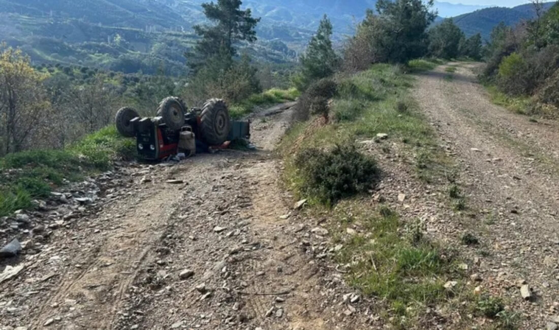 Manisa’nın Turgutlu ilçesinde devrilen traktör aynı aileyi yok etti. Eşi