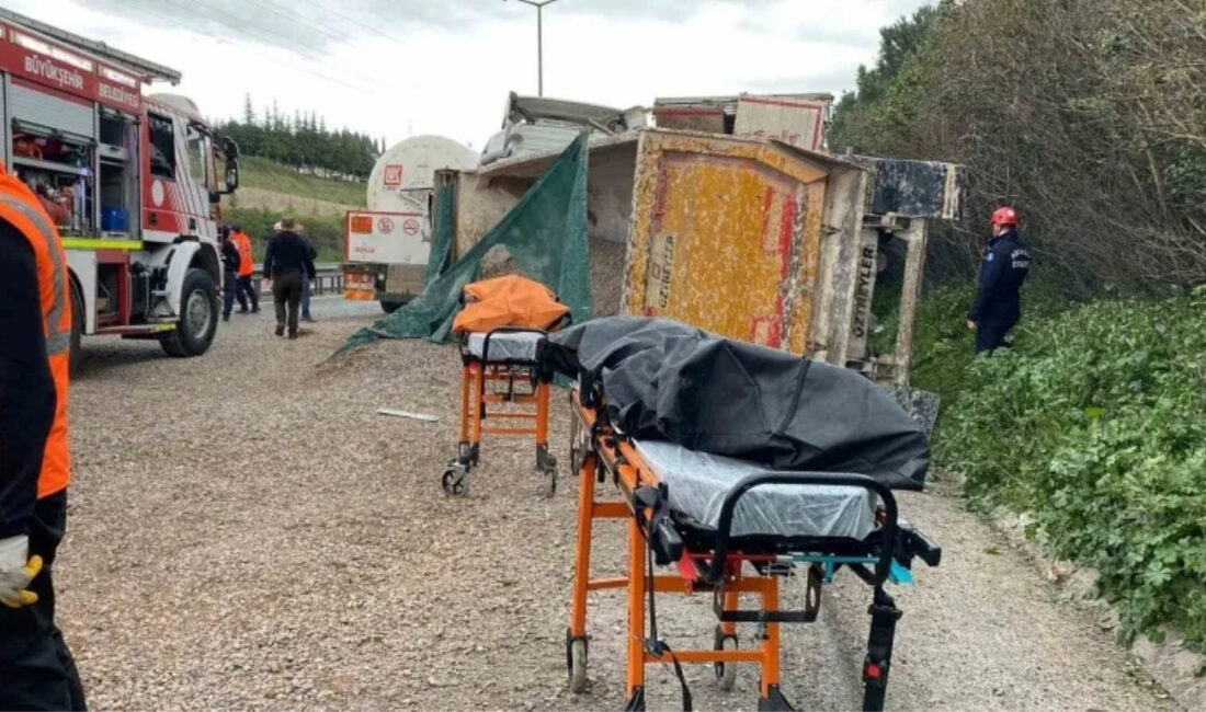 Son dakika haberi... Kocaeli TEM Otoyolu’nda LPG tankeri ve tırların