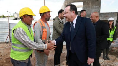 Manisa’nın Gölmarmara ilçesinde 2017 depreminde hasar alan Tiyenli Camii için