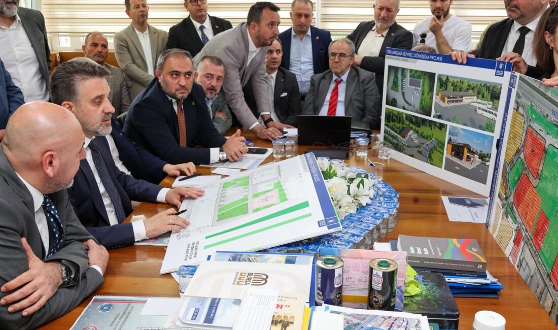 BURSA BÜYÜKŞEHİR BELEDİYESİ BAŞKAN VEKİLİ ŞAHİN BİBA, ORHANGAZİ İLÇESİNİ ZİYARET