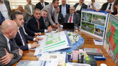 BURSA BÜYÜKŞEHİR BELEDİYESİ BAŞKAN VEKİLİ ŞAHİN BİBA, ORHANGAZİ İLÇESİNİ ZİYARET