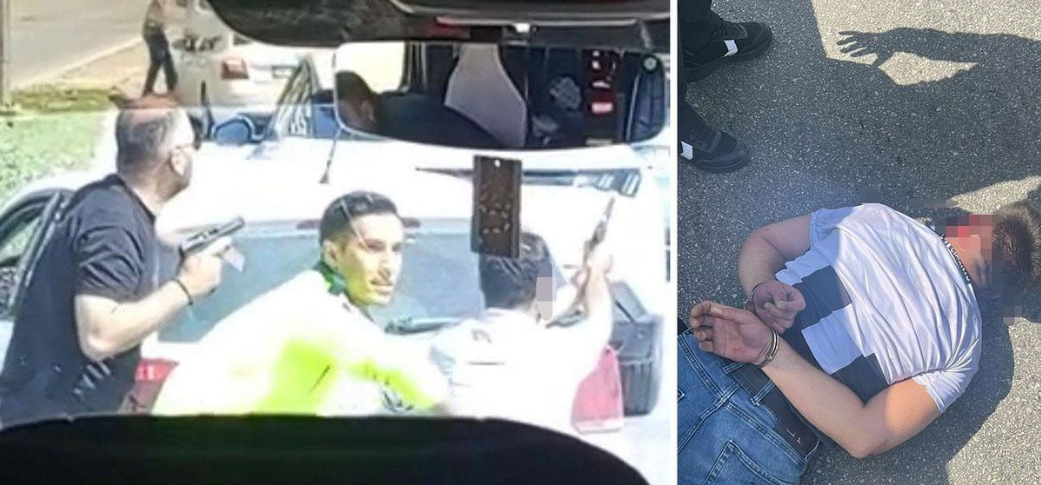 Gaziantep'te kız arkadaşı ile birlikte bir taksiciyi rehin alan ve