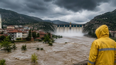 Tokat'ın Turhal ilçesinde taşkın riski nedeniyle 15 mahalle ve 7